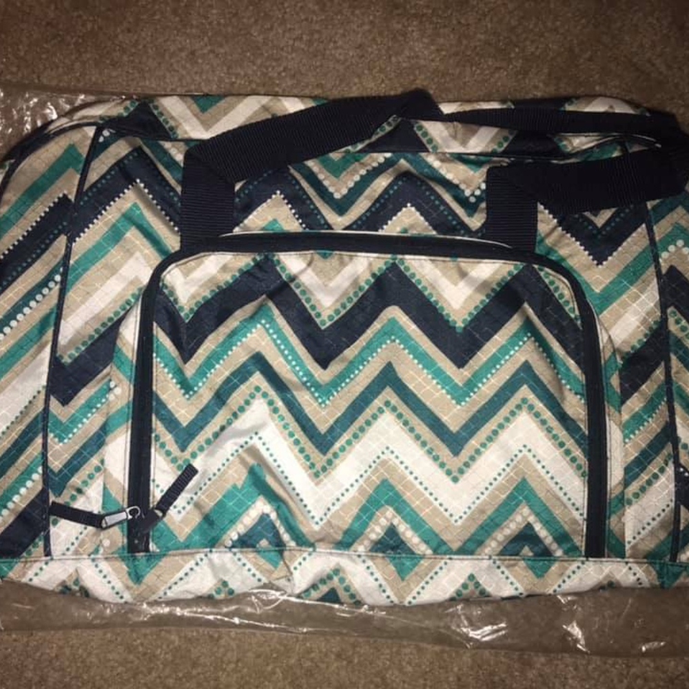 All Packed Duffle - Dotty Chevron
